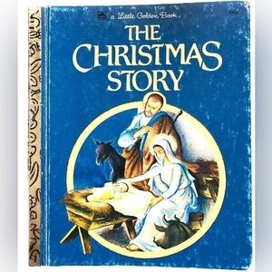 Vintage The Christmas Story , Little Golden Book